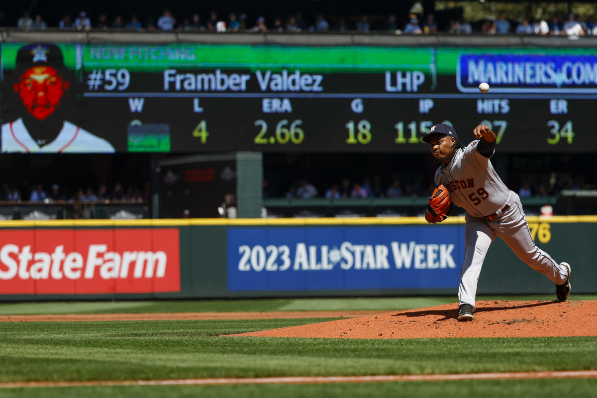 Houston Astros Starting Pitcher Framber Valdez